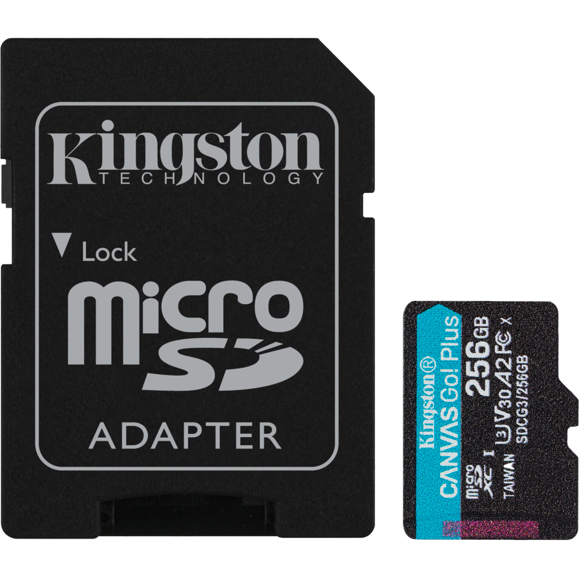 Карта памяти kingston canvas go plus microsdxc 128 гб