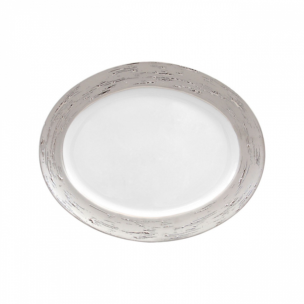 фото Овальное блюдо porcel olympus argentatus 29 см