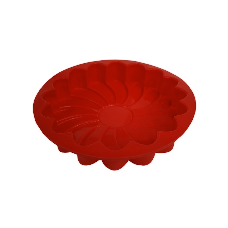 Форма для выпечки Guffman Fleur красная 23 см, цвет красный - фото 1