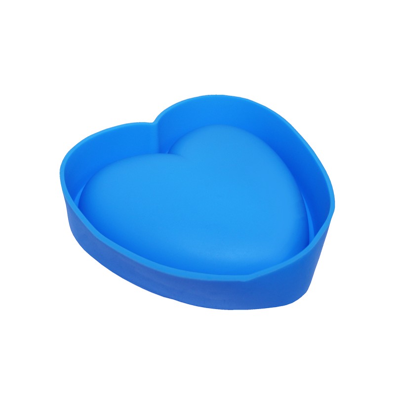 Форма для выпечки Guffman Love синяя 16х14 см силиконовая форма для кексов vetta