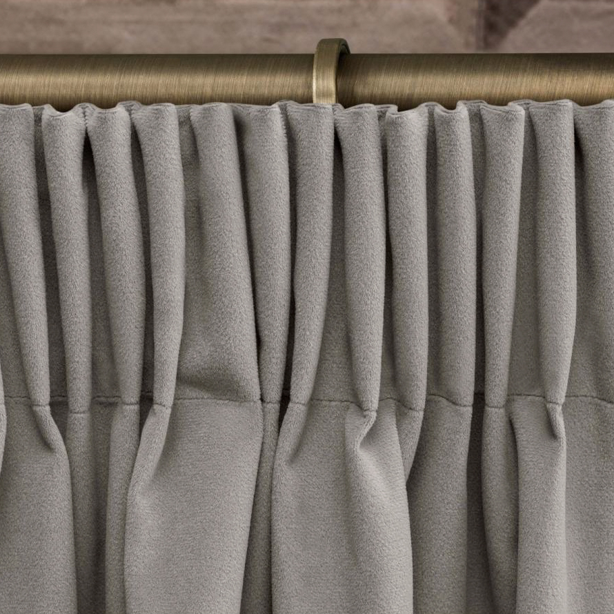 Раздвижные шторы Togas Маноло серые 260х275 см, цвет серый, размер 260х275 - фото 3