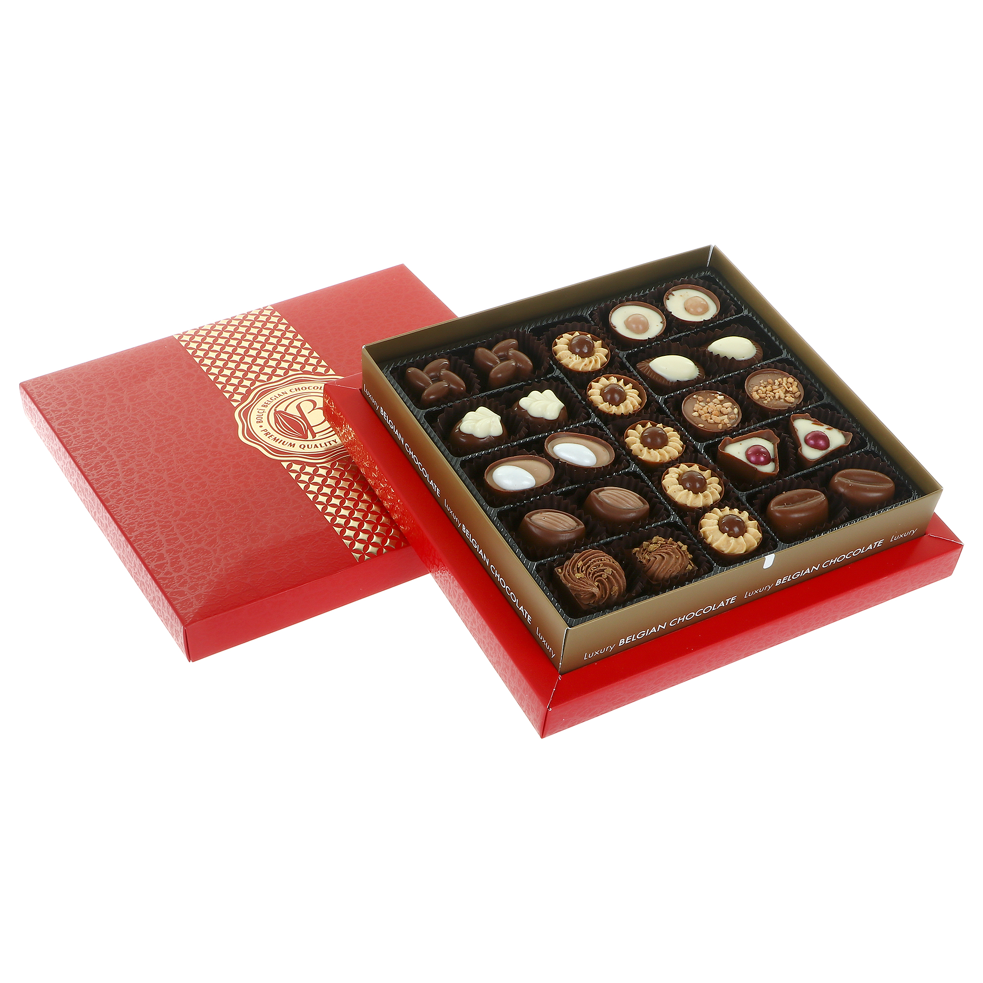 Набор шоколадных конфет Chief Diamond красный, 290 г набор шоколадных трюфелей chief с начинкой 540 г