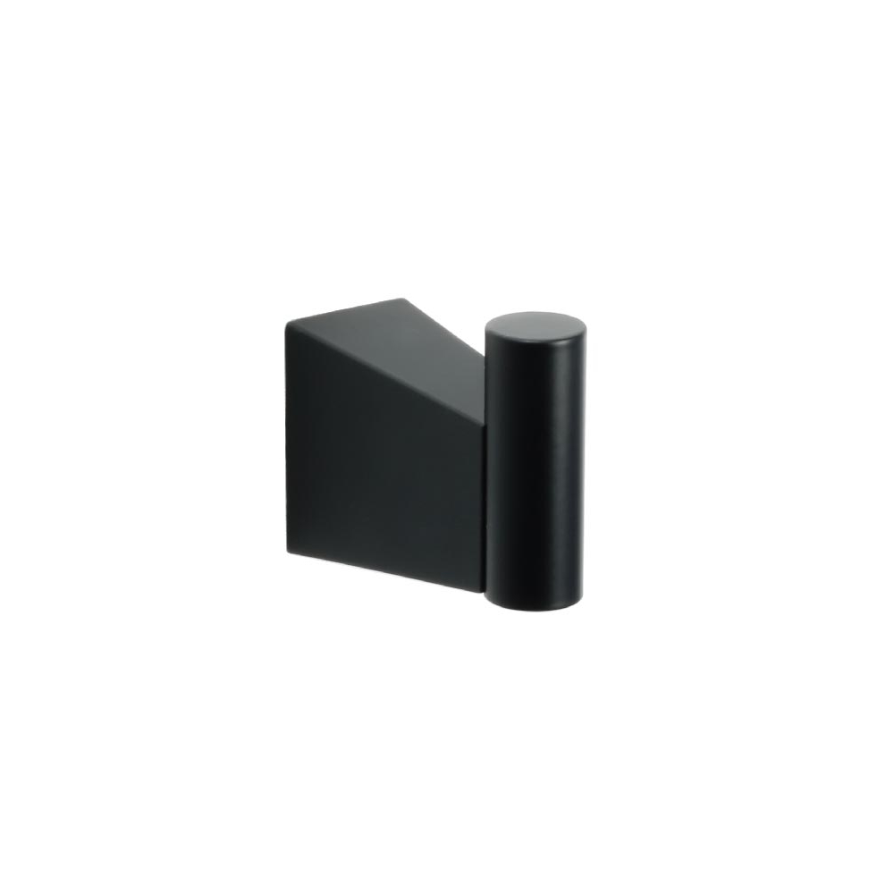 Крючок одинарный Fixsen Trend чёрный 3х6х5 см трубчатый полотенцедержатель fixsen trend чёрный 61х7х2 см