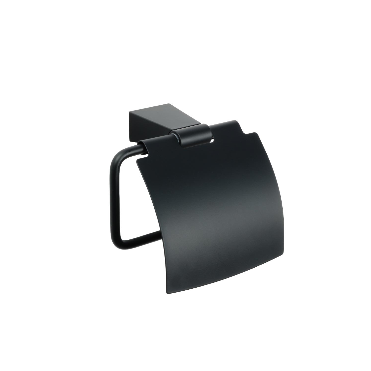 Держатель для бумаги Fixsen Trend чёрный 14х7х12 см набор кухонный 6 предметов на подставке ножи 10 см 14 5 см 17 см 18 см мусат ножницы чёрный
