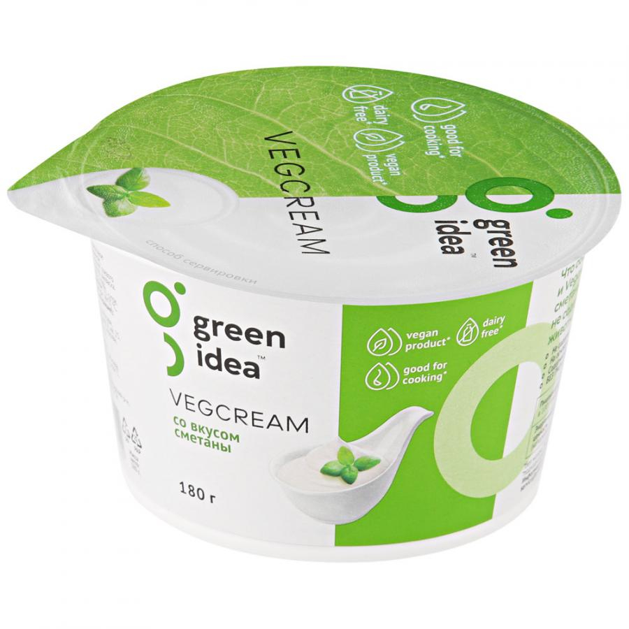 Крем Green Idea Vegcream со вкусом сметаны 180 г 97₽