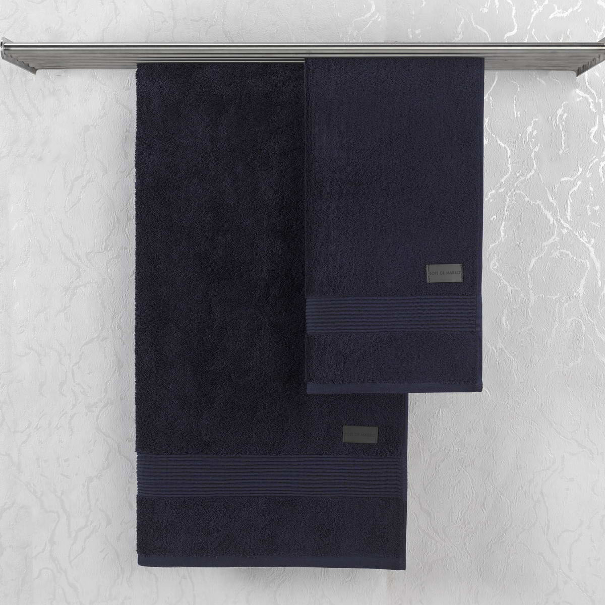 Полотенце Sofi De Marko Carlos тёмно-синие 50х90 см