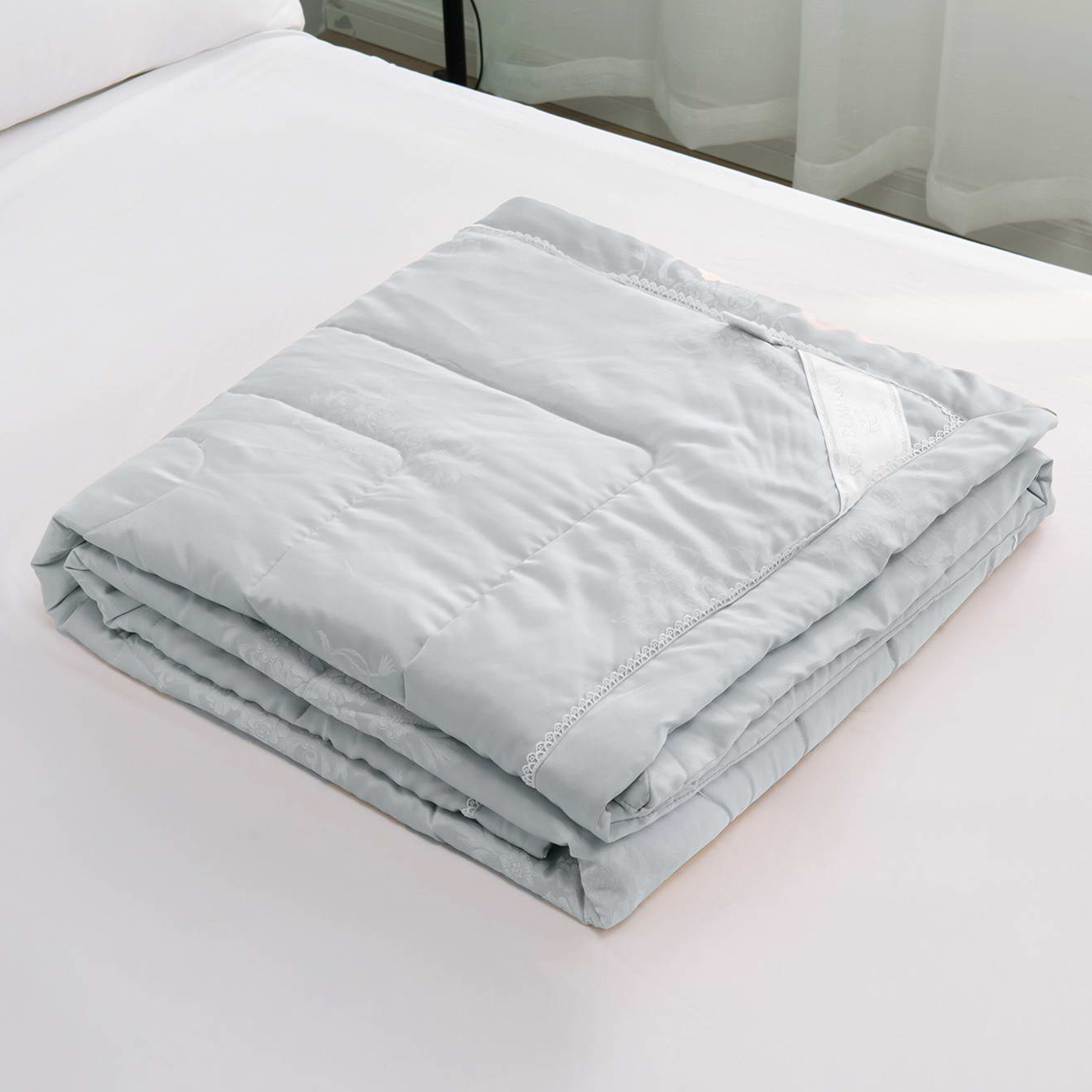 Одеяло Sofi De Marko Шарлиз кремовое 160х220 см, цвет кремовый - фото 7