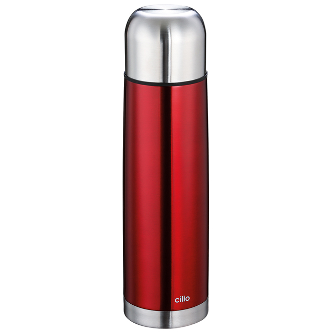 термос для напитков thermos sk2000 rcms 1 2л серый красный 377630 Термос Cilio Colore красный 750 мл