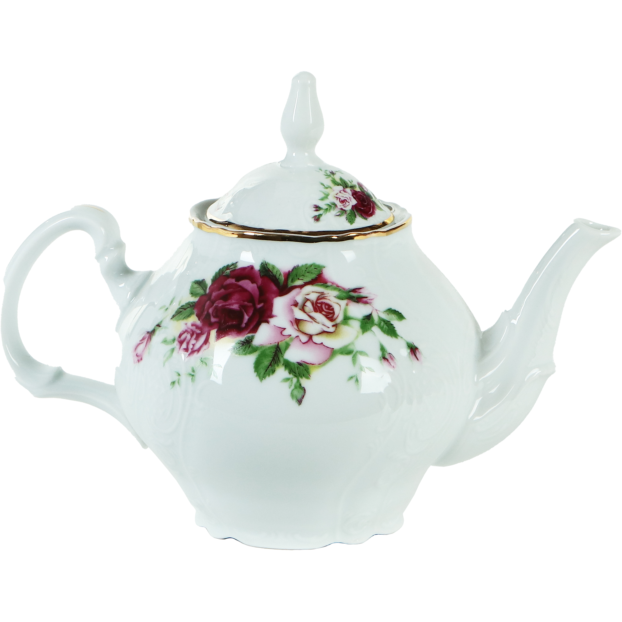 Чайник с крышкой Bernadotte Английская роза 1,20 л чайник thun 1794 bernadotte синие мелкие ы 1 2 л с крышкой