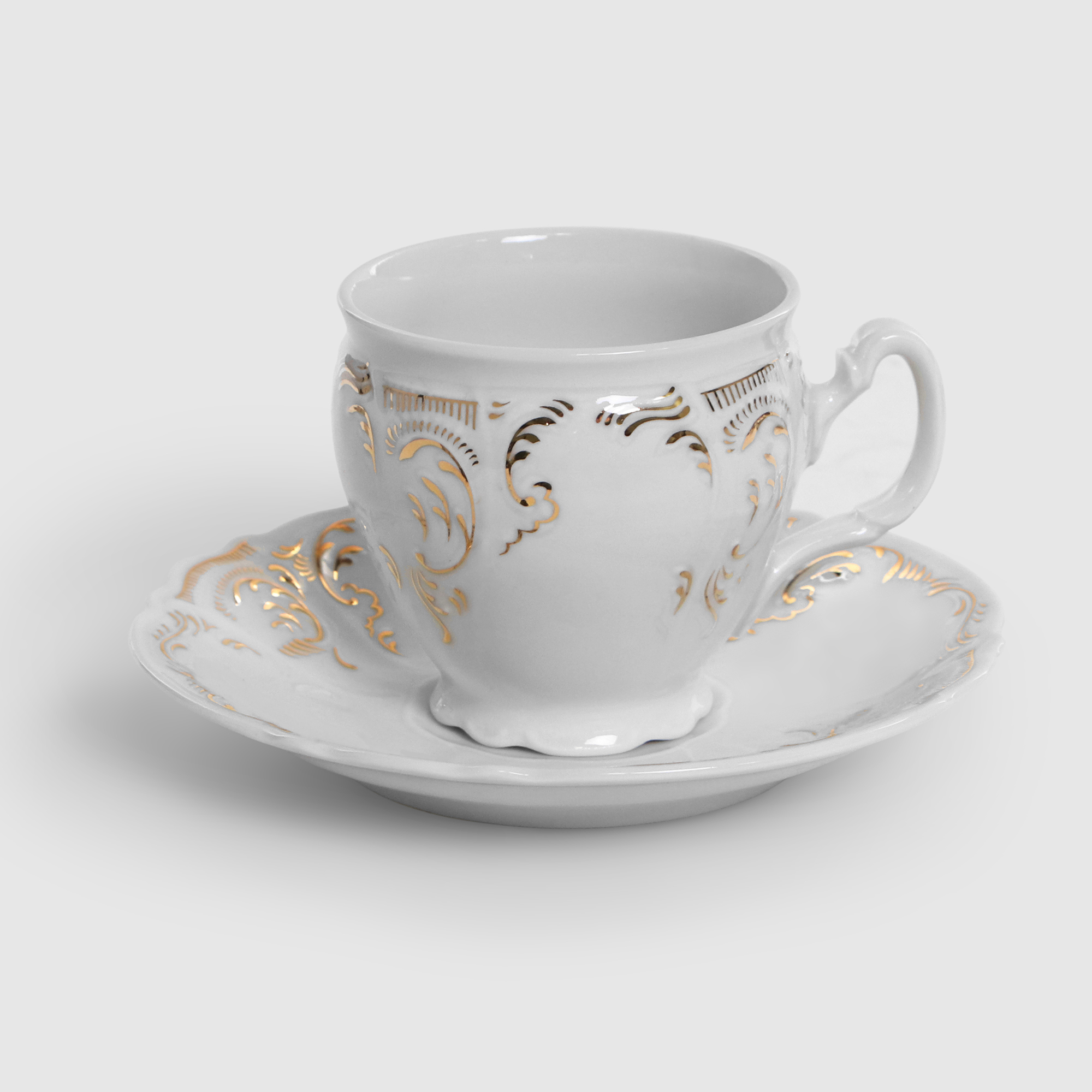 Чашка с блюдцем Bernadotte 205 мл 155 мм низкое золотой орнамент чашка чайная с блюдцем narumi золотой алмаз 240 мл