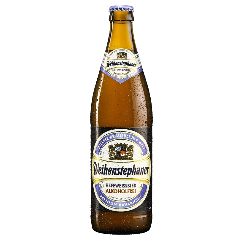 Пиво светлое фильтрованное Weihenstephan Hefe-Weissbier безалкогольное 0,5 л
