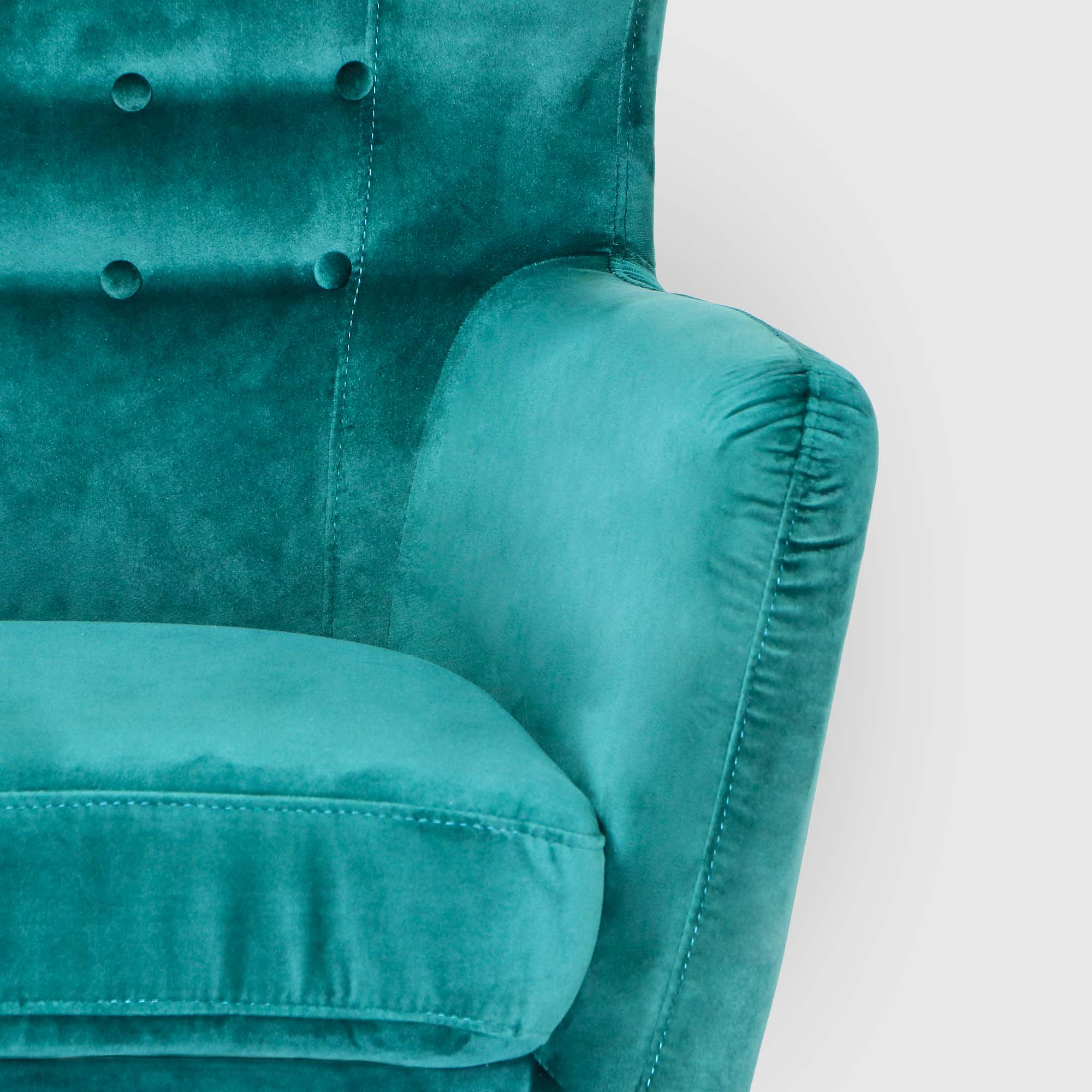 Кресло Liyasi Элфи изумрудное 80x81x93 см Велюр, цвет изумрудный - фото 4