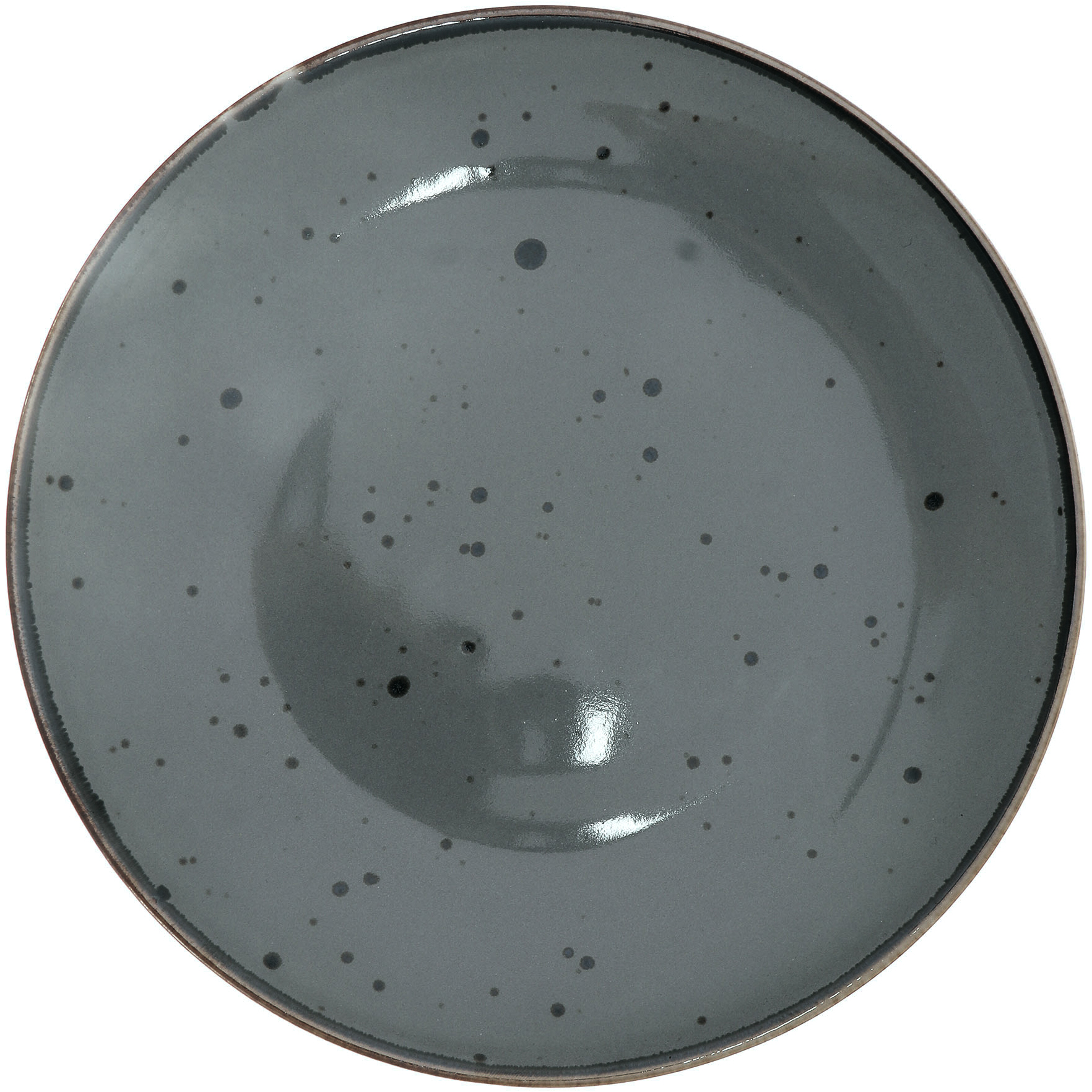 Тарелка Porcelana Bogucice Alumina Graphite 22 см