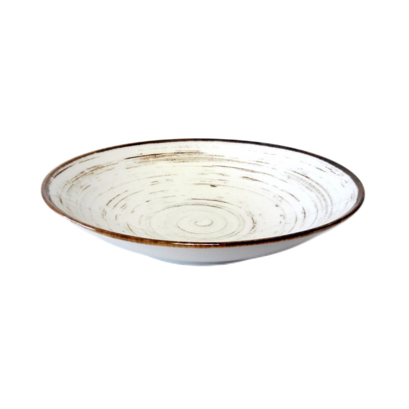 Тарелка глубокая Porcelana Bogucice Alumina Nostalgia White 22 см