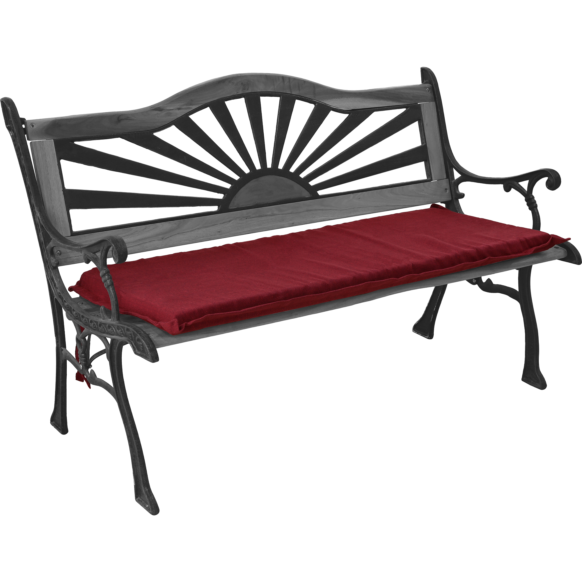 Подушка для скамьи Morbiflex бордовая 100х50х4,5 см, цвет бордовый