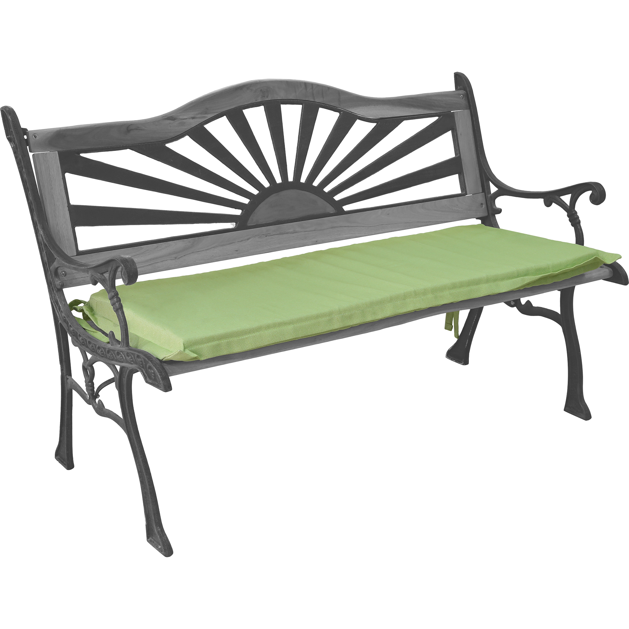 Подушка для скамьи Morbiflex зелёная 100х50х4,5 см подушка для качелей morbiflex серая
