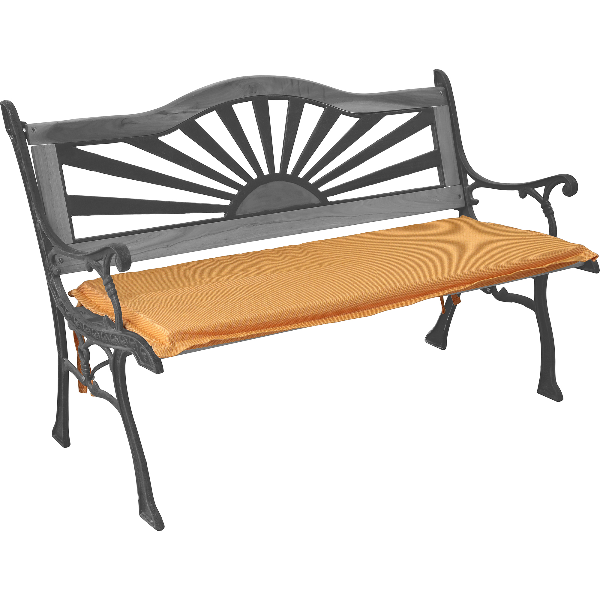 Подушка для скамьи Morbiflex оранжевая 100х50х4,5 см, цвет оранжевый