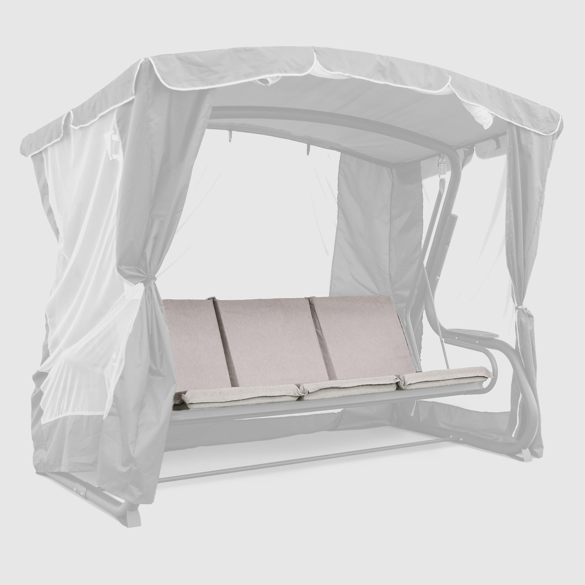 Подушка для качелей Morbiflex серая дорожка для стола morbiflex casa с пропиткой серая 45х140 см