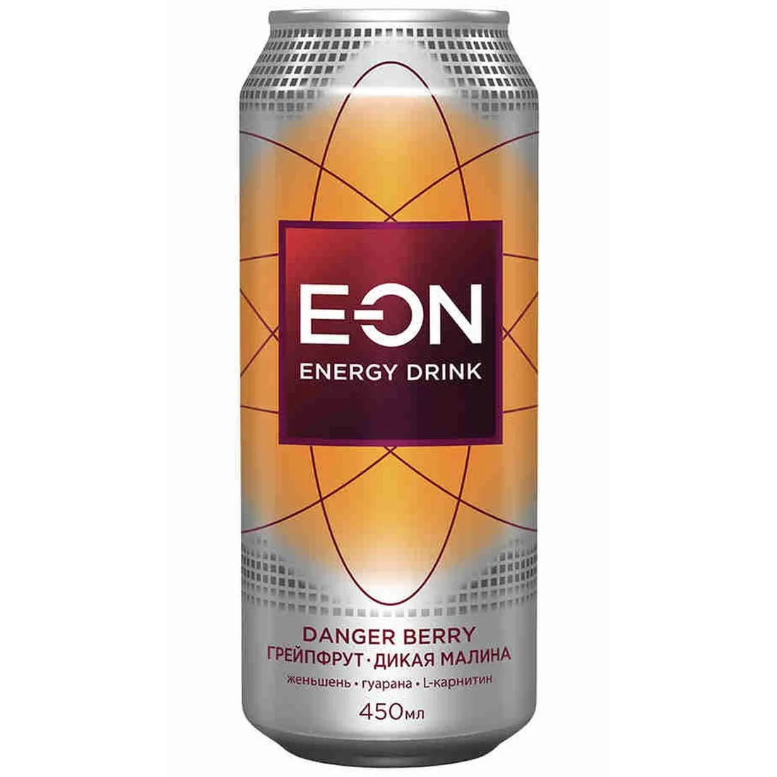Напиток энергетический E-On Danger Berry, 0,45 мл напиток энергетический e on ginger crush 450 мл