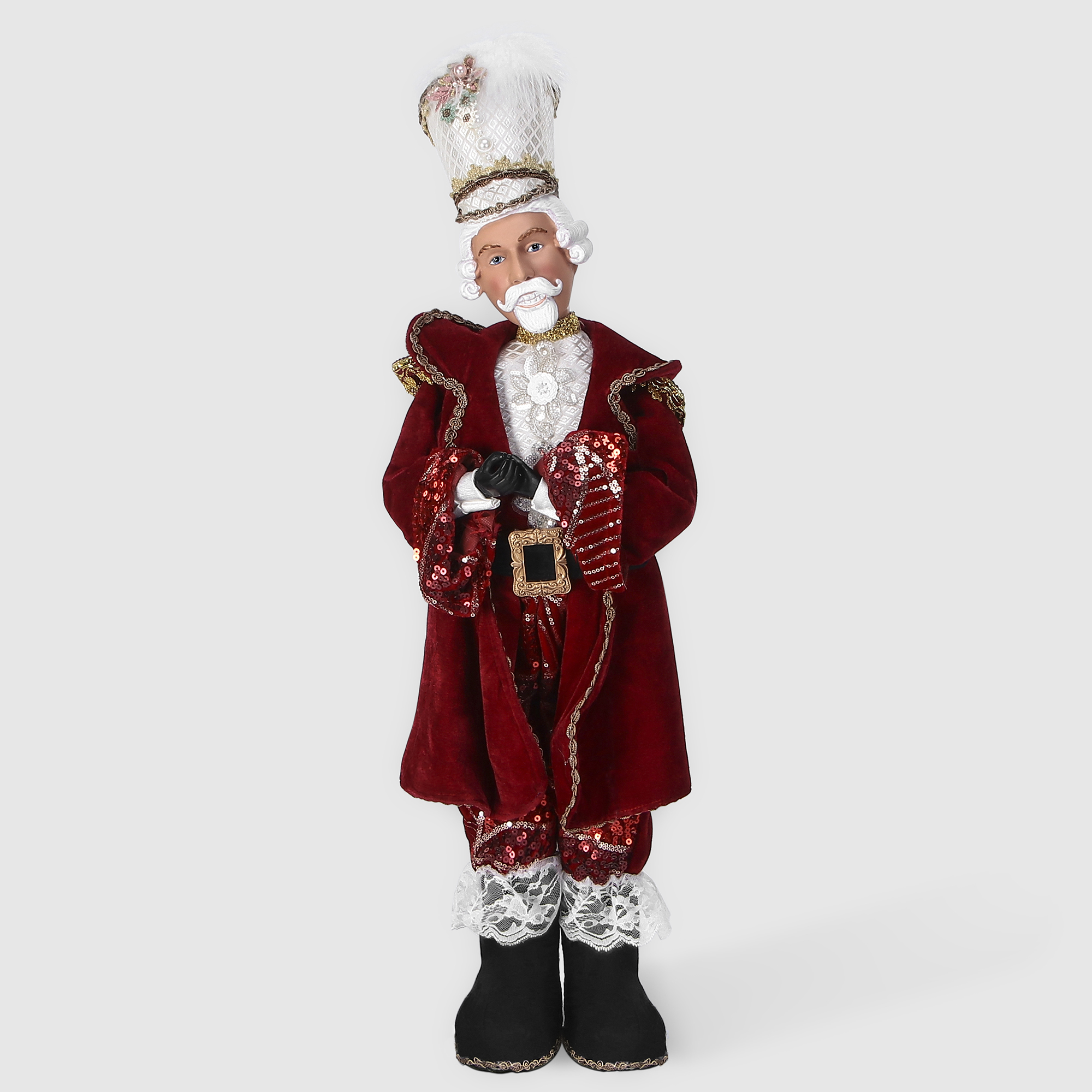 Новогодний декор Sote Toys Щелкунчик в красной одежде 70 см