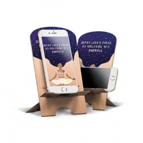 Подставка для телефона Лакарт Дизайн 10x20 см в ассортименте подставка adelica для тарелки кружки и телефона 25×21×1 8 см