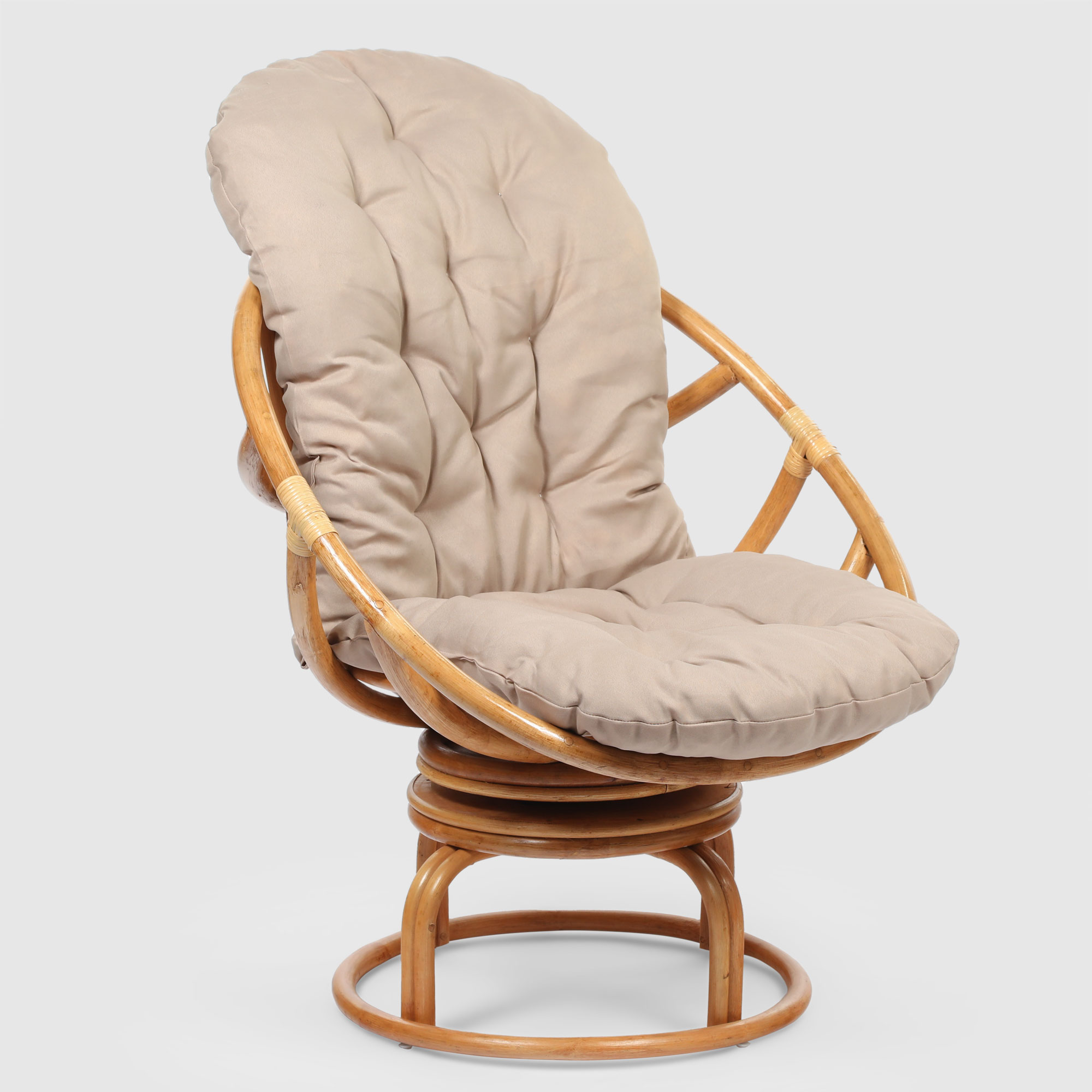Кресло Rattan grand kona honey с подушками honey кресло папасан rattan grand wicker brown с подушками