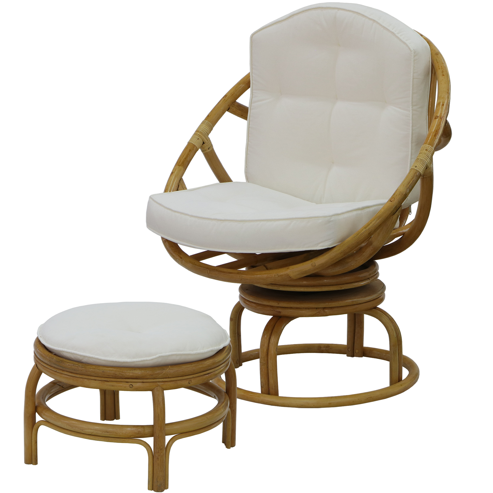кресло качалка rattan grand squeezing brown Комплект мебели Rattan grand Kona honey 2 предмета