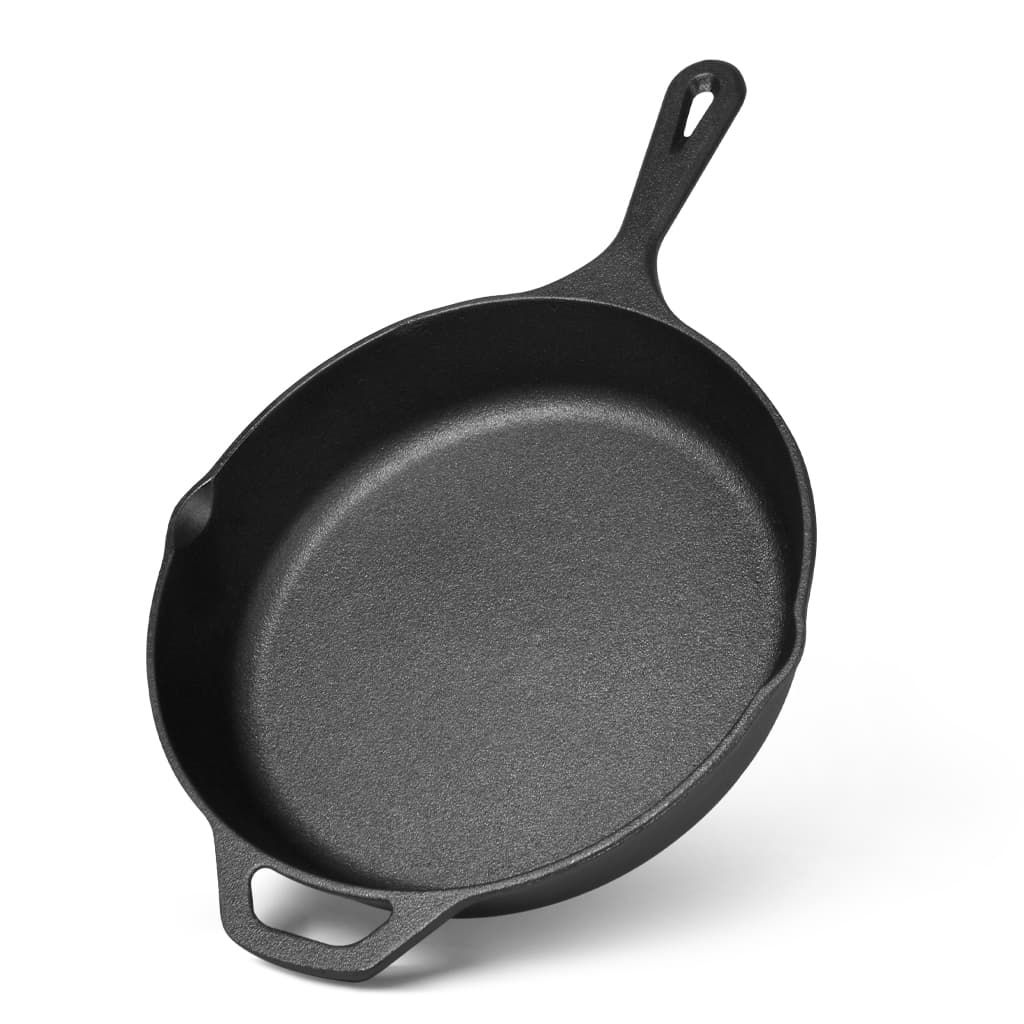 Сковорода чугунная Fissman 26 см, цвет черный - фото 1