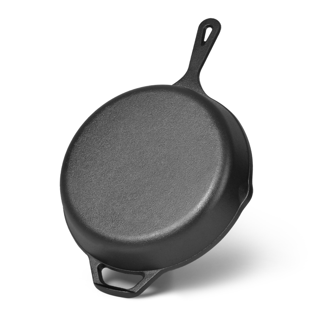 Сковорода чугунная Fissman 26 см, цвет черный - фото 2