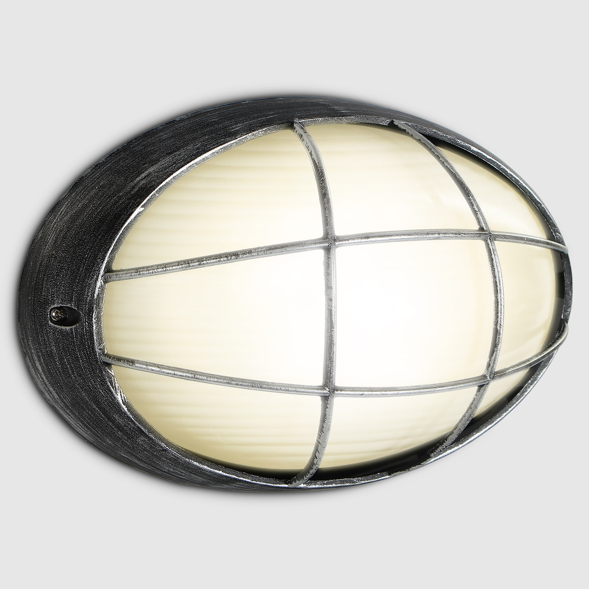 Светильник садовый Amber Lamp 6051LB IP44 E27 60Вт настенный, черное серебро - фото 2
