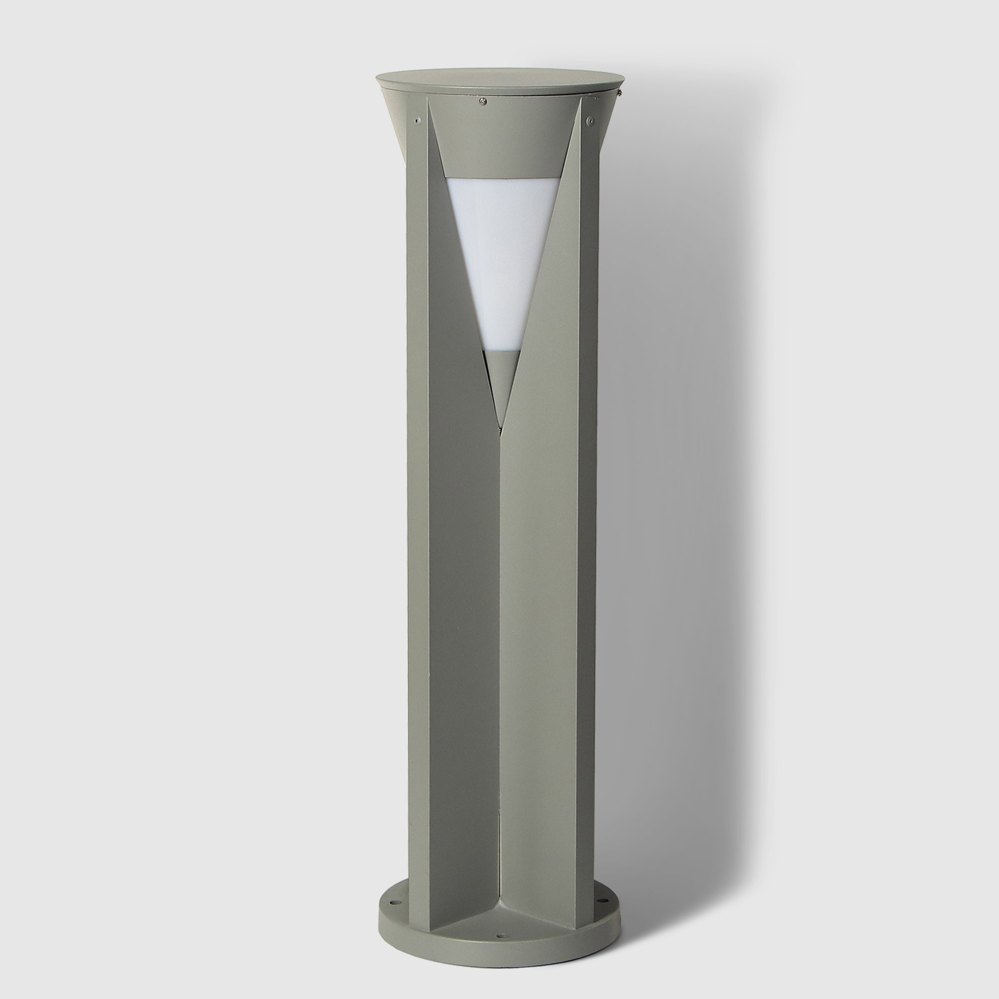 Светильник садовый Amber Lamp 8285 IP44 E27 60 Вт, серый