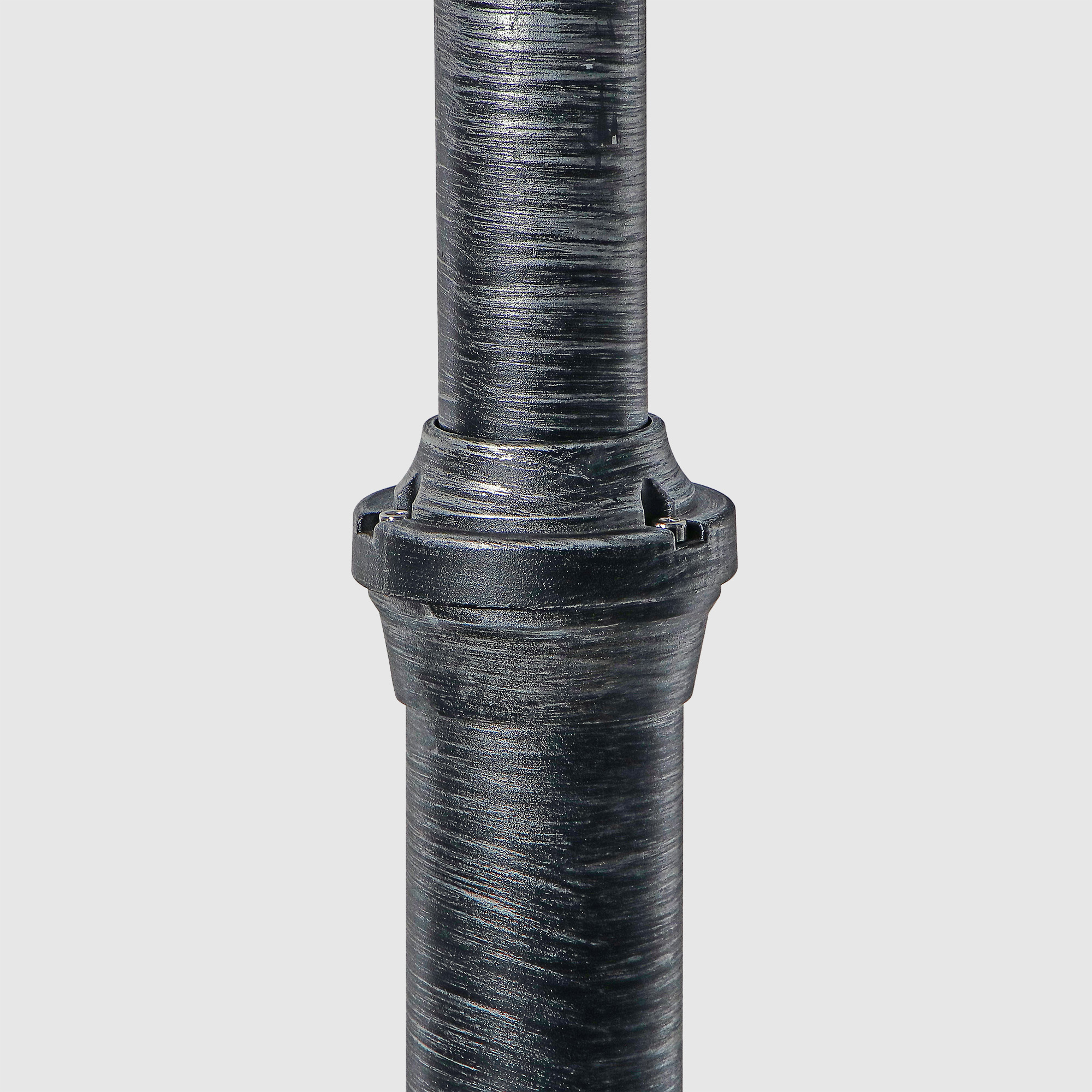 Садово-парковый светильник Amber Lamp серебряный с чёрным (9123В), цвет чёрный - фото 5