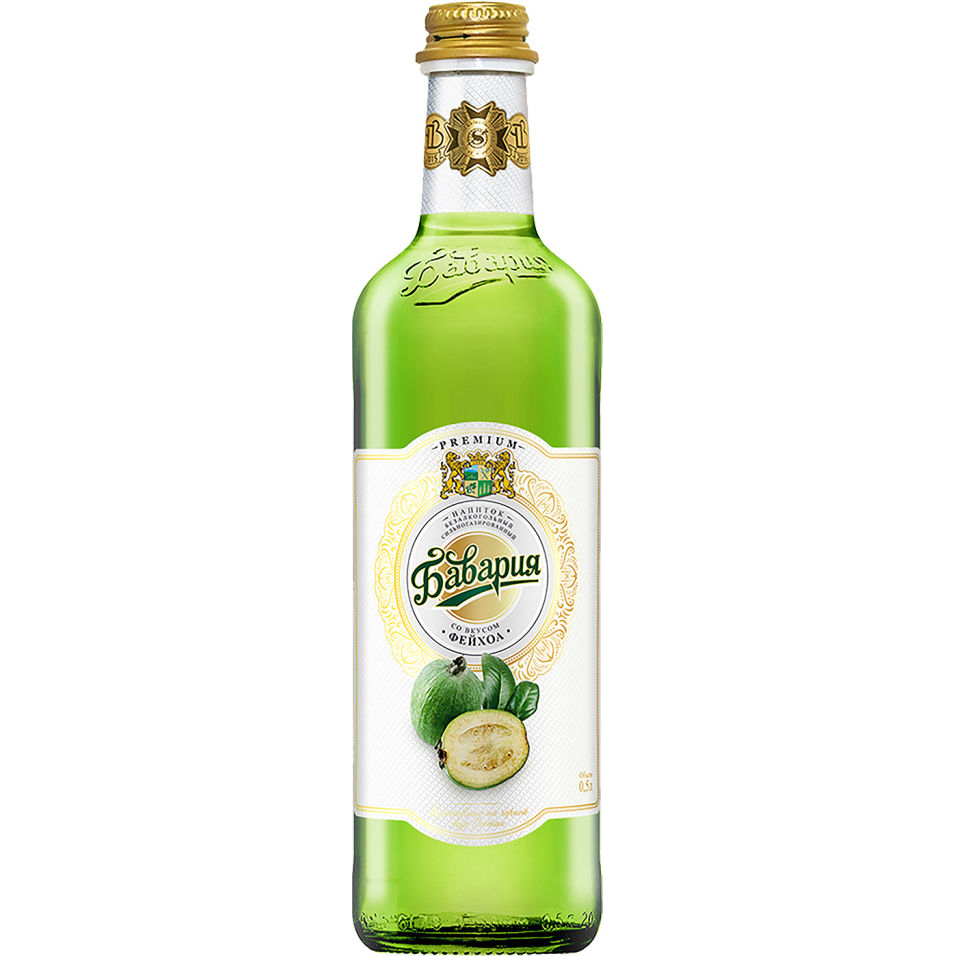 Газированный напиток Бавария Фейхоа, 0,5 л лимонад зедазени фейхоа газированный 1 л