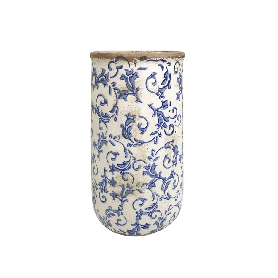 Ваза для цветов Royal Garden Co. UK Лазурит белая с голубым 27 см ваза для ов royal crown эдем 21 см