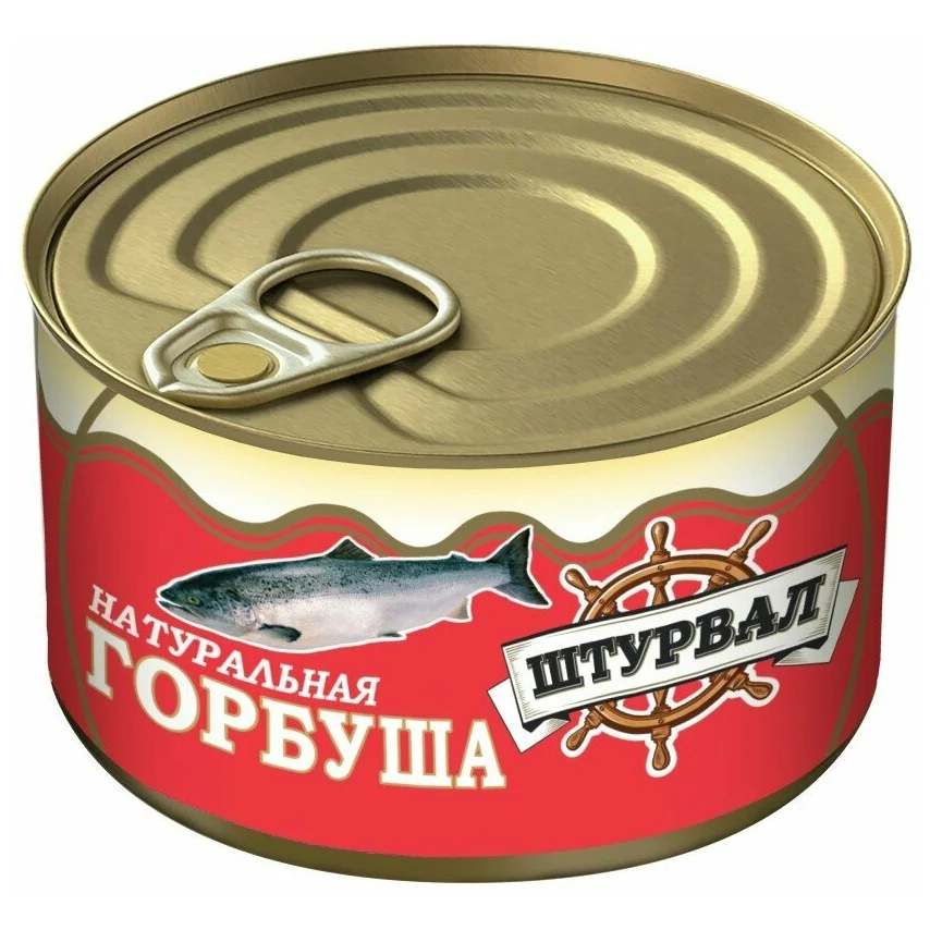 

Горбуша Штурвал натуральная ключ 250 г
