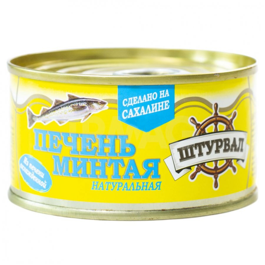 

Консервы Штурвал Печень минтая №22, 120 г