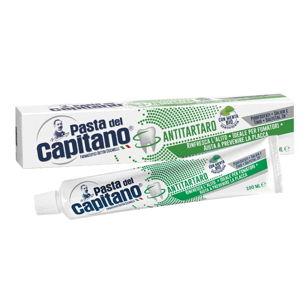 зубная паста pasta del capitano против зубного камня 75 мл Зубная паста Pasta del Capitano  