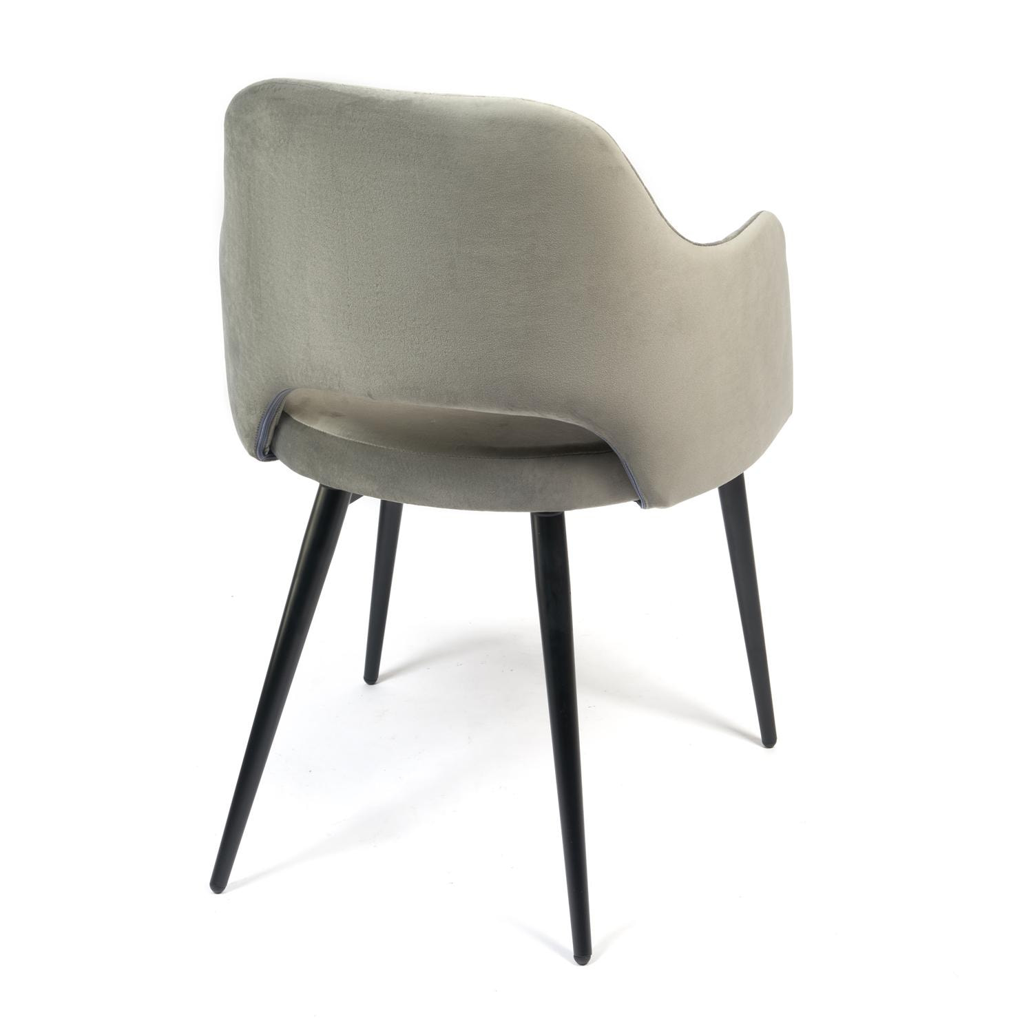 Кресло ТС 55х55х80 см серый, цвет чёрный - фото 3