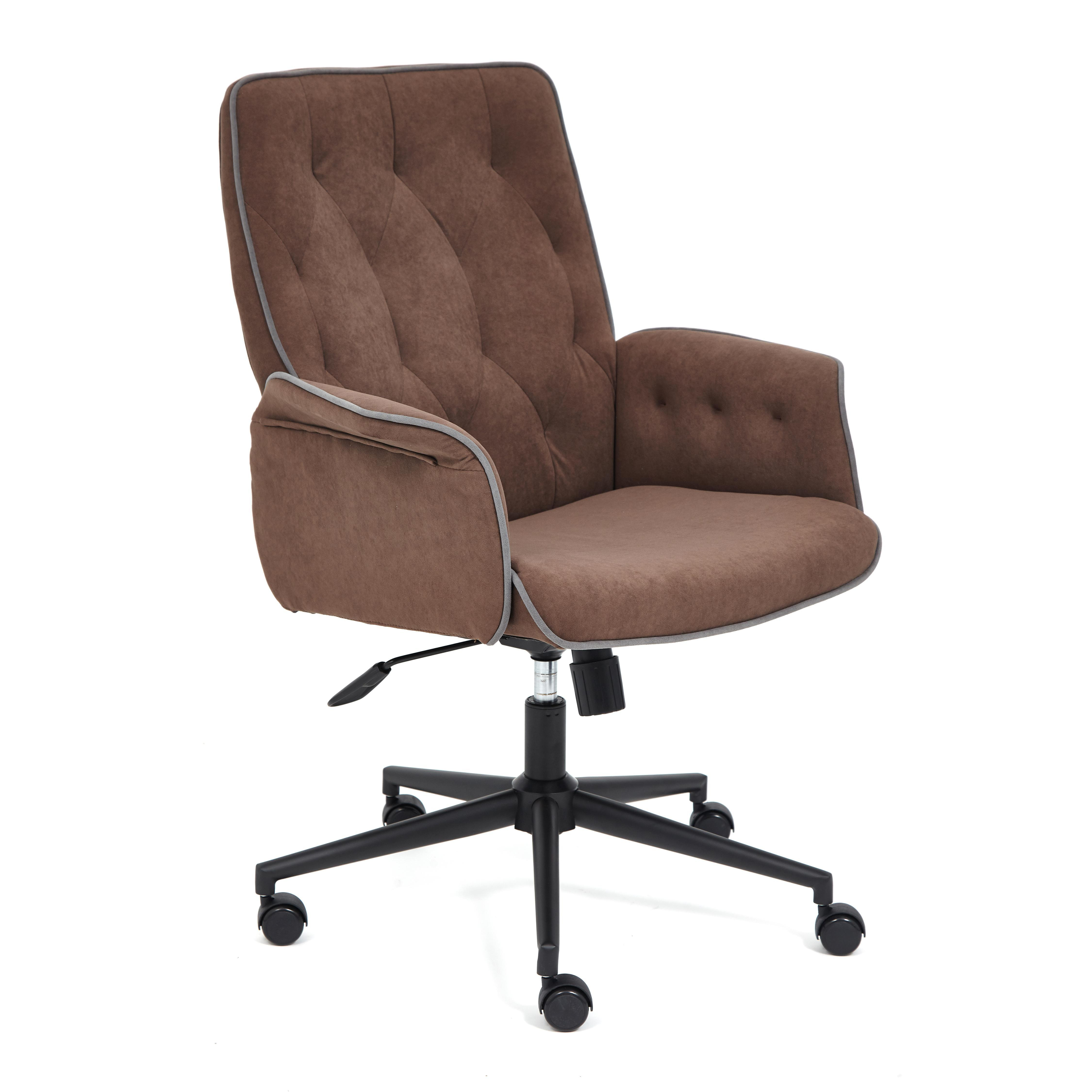 Кресло ТС 64х47х132 см флок коричневый кресло компьютерное tc темно коричневый 130х61х48 см