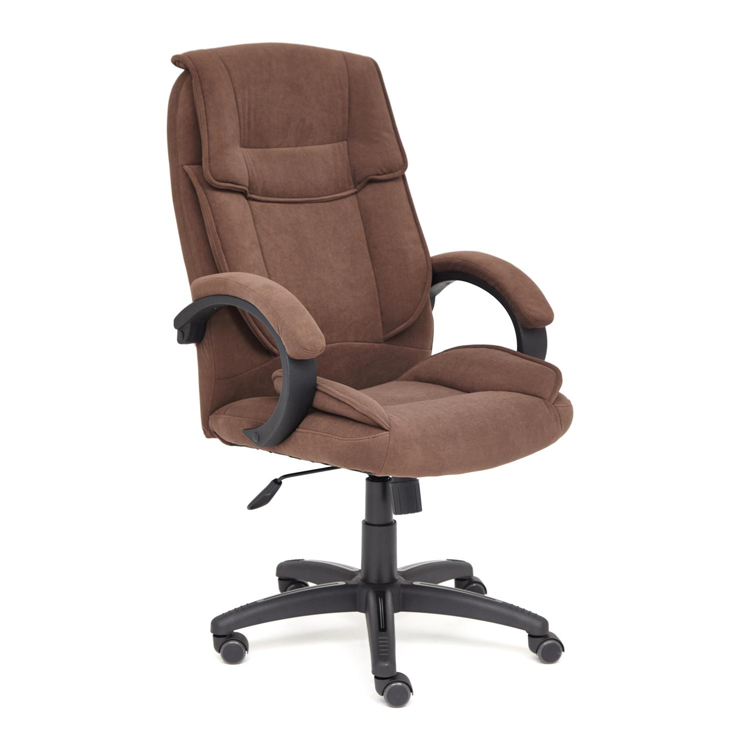Кресло ТС 65х53х129 см флок коричневый
