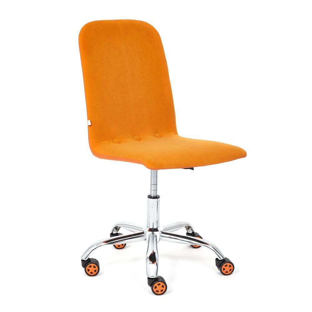 Кресло ТС 47х41х103 см флок, кожзам оранжевый/оранжевый кресло тс 47х41х103 см флок кожзам розовый белый