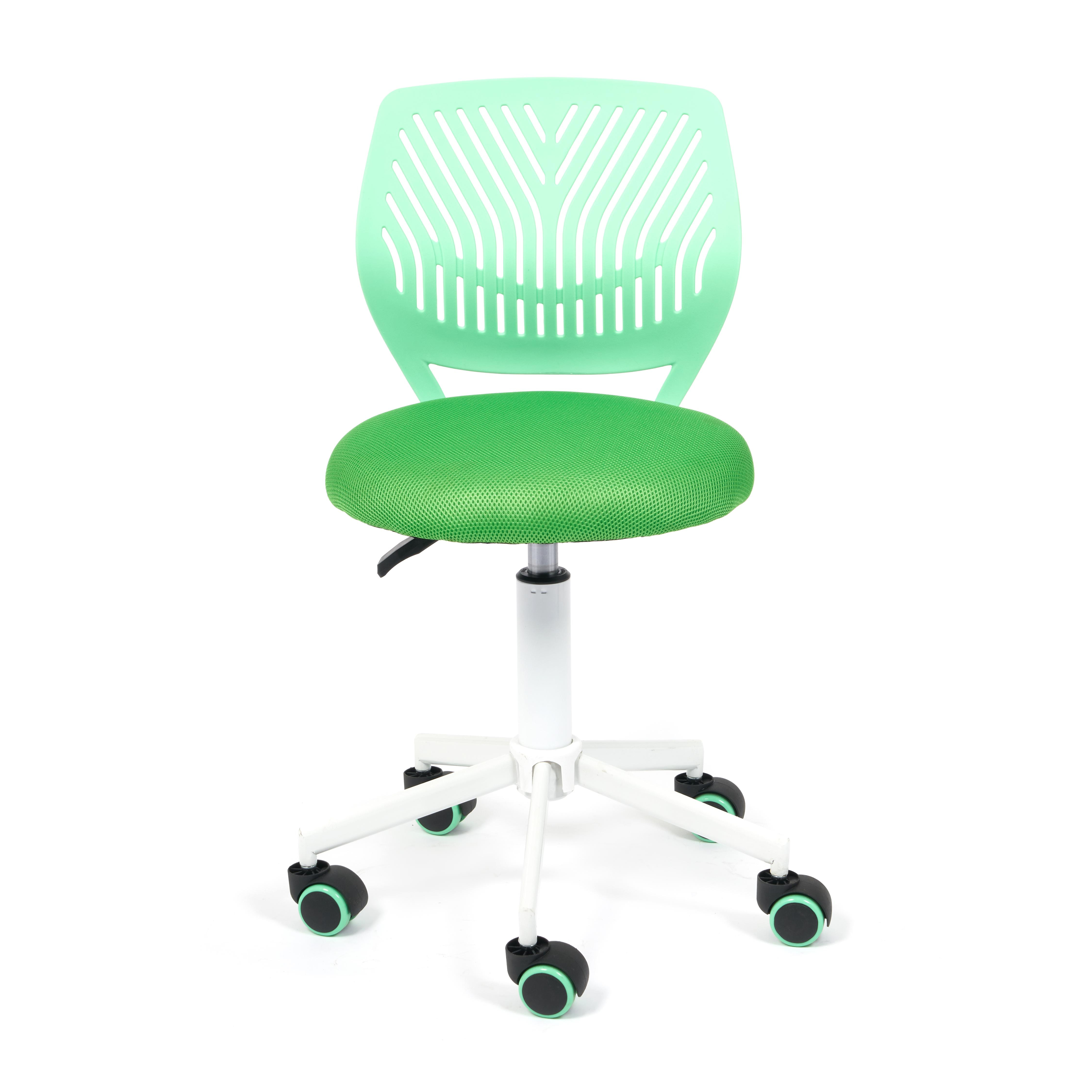 Кресло ТС 86х38х38 см ткань зелёный, цвет белый - фото 2