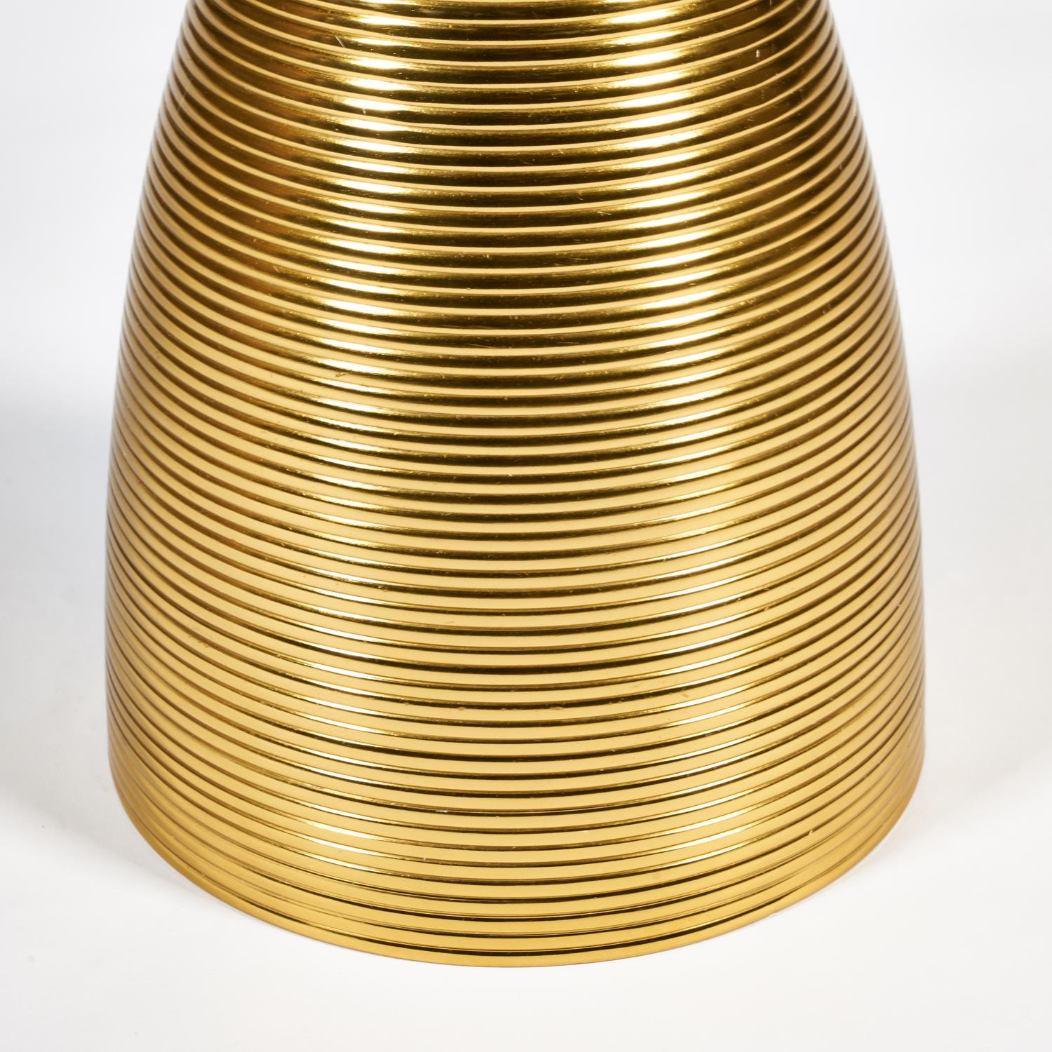 Столик кофейный SDM 40.7x40.7x52.7 алюминиевый сплав/мрамор золотой - фото 3