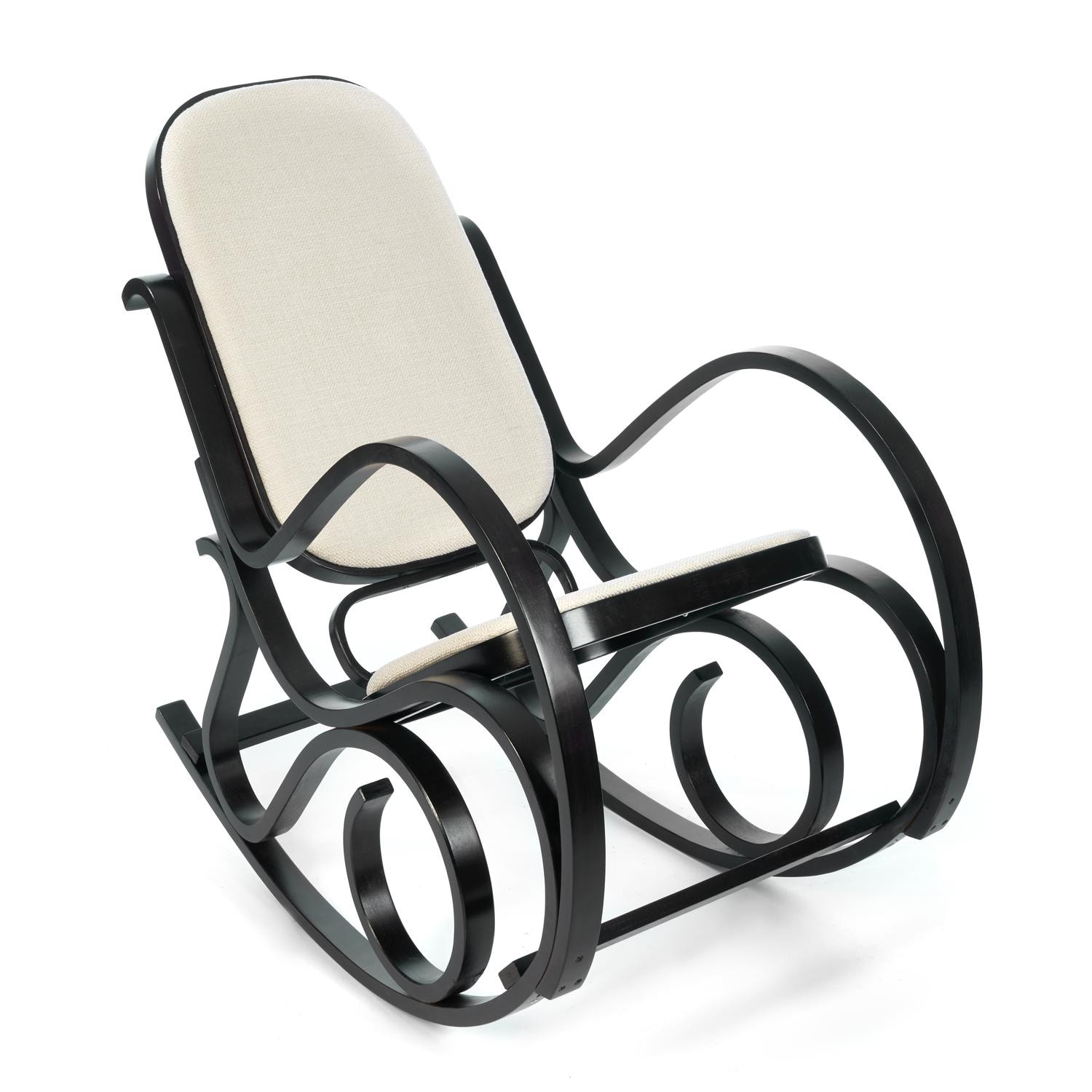 Кресло-качалка ТС 55х98х91 см ткань венге, цвет тёмно-коричневый - фото 1