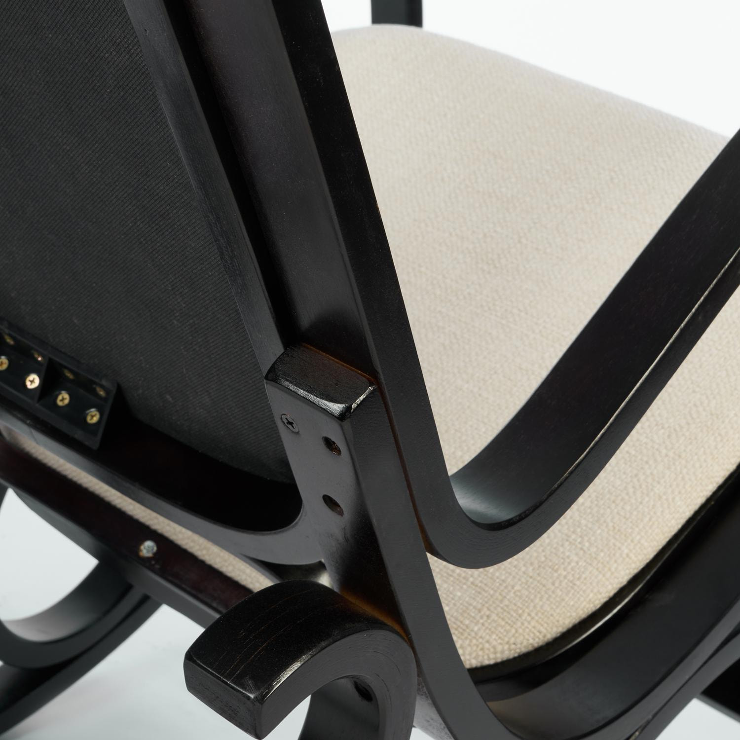 Кресло-качалка ТС 55х98х91 см ткань венге, цвет тёмно-коричневый - фото 11