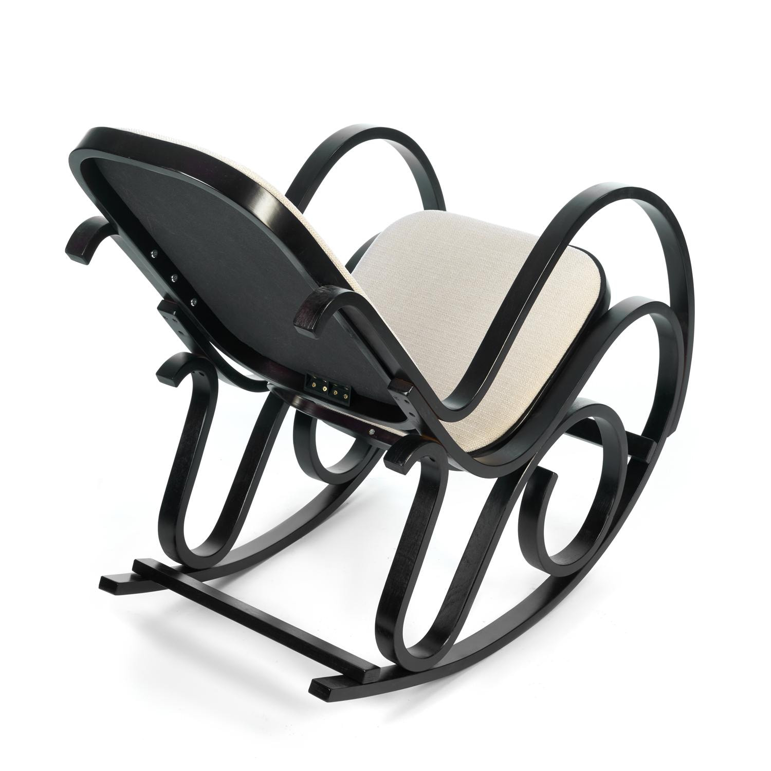 Кресло-качалка ТС 55х98х91 см ткань венге, цвет тёмно-коричневый - фото 2