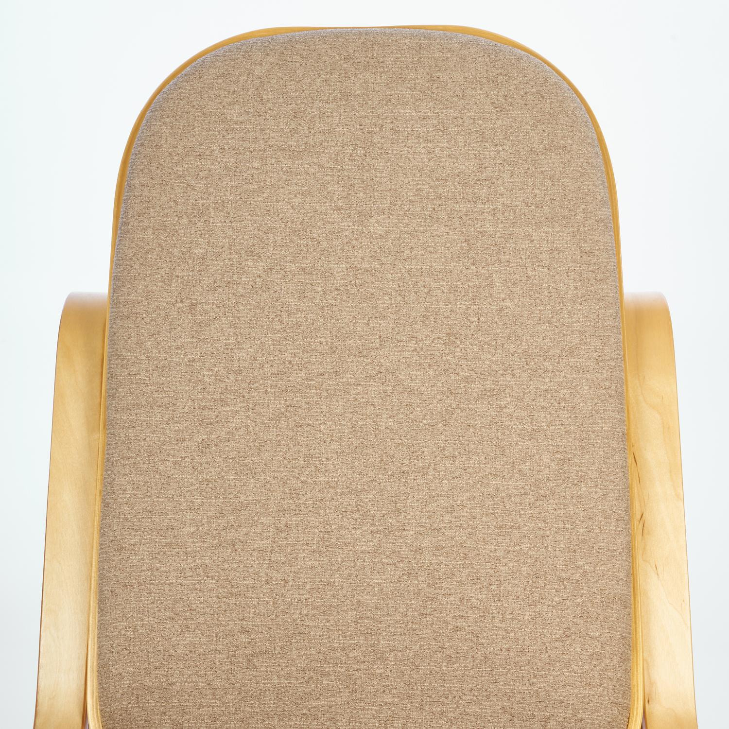 Кресло-качалка ТС 55х98х91 см ткань бежевый - фото 7