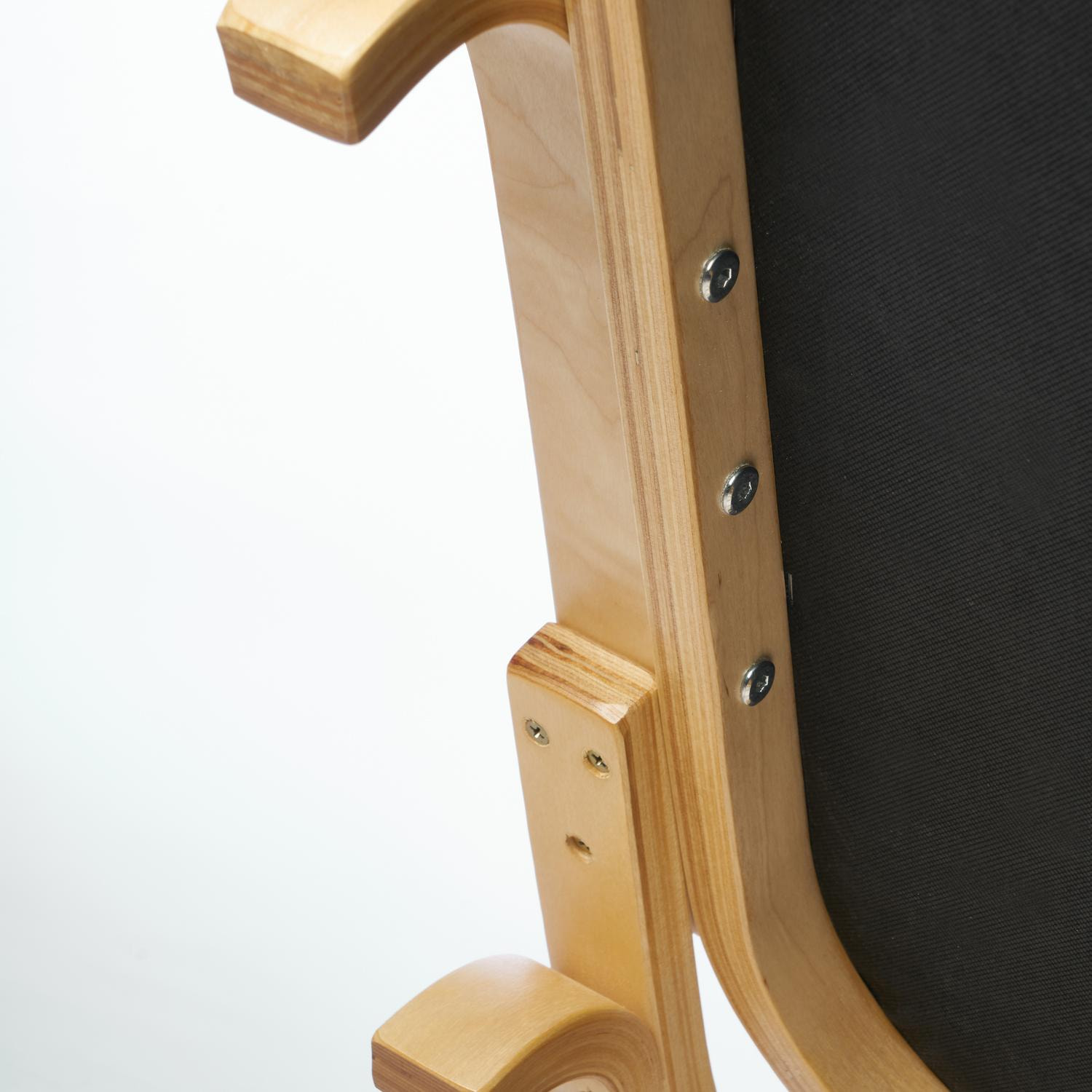 Кресло-качалка ТС 55х98х91 см ткань светло-серый, цвет бежевый - фото 9