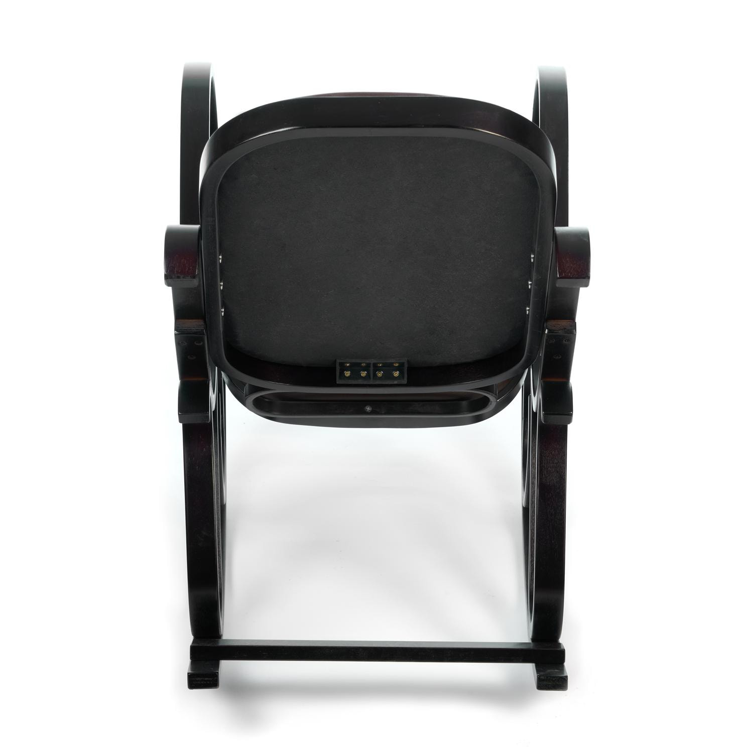 Кресло-качалка ТС 55х98х91 см экокожа венге, цвет тёмно-коричневый - фото 3