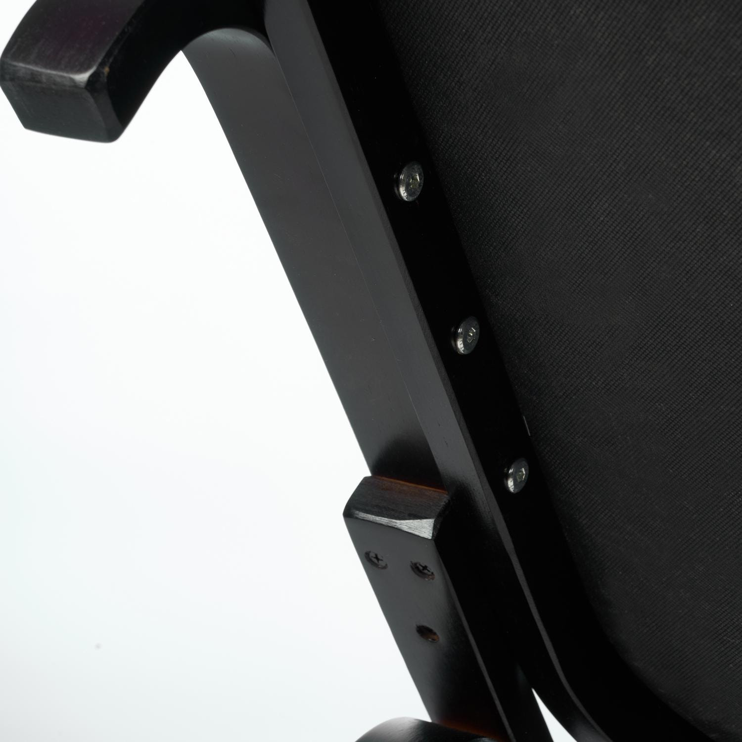 Кресло-качалка ТС 55х98х91 см экокожа венге, цвет тёмно-коричневый - фото 9